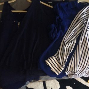 Express blue tops!